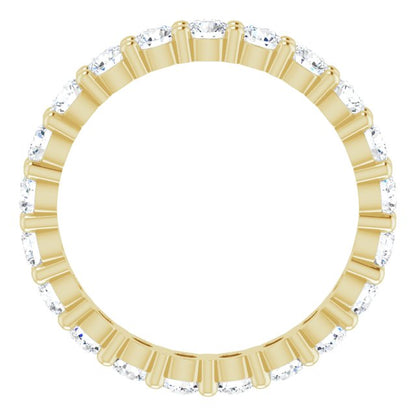 1 1/4 CTW Lab-Grown Diamond Eternity Band, 2.7 mm