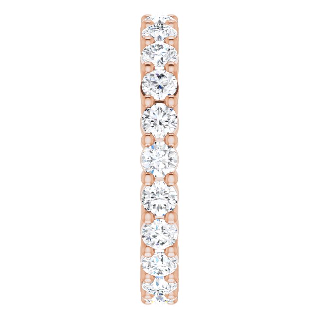 1 1/3 CTW Lab-Grown Diamond Eternity Band, 2.7 mm, Shared-Prong