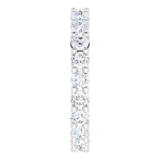 1 1/3 CTW Lab-Grown Diamond Eternity Band, 2.7 mm, Shared-Prong