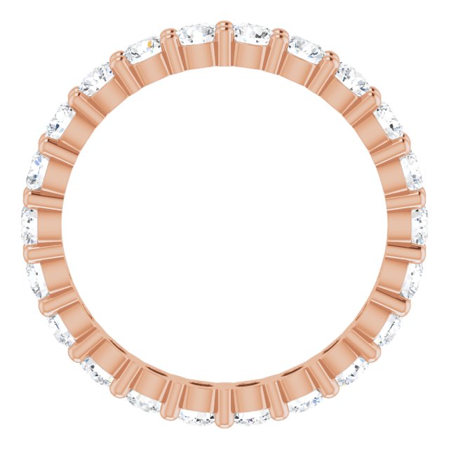 1 1/3 CTW Lab-Grown Diamond Eternity Band, 2.7 mm, Shared-Prong