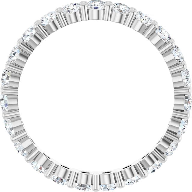 1 3/8 CTW Natural Diamond Eternity Band, 2.7 mm