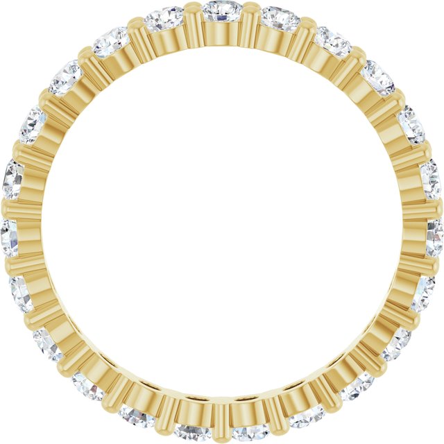 1 3/8 CTW Lab-Grown Diamond Eternity Band, 2.7 mm, Shared-Prong