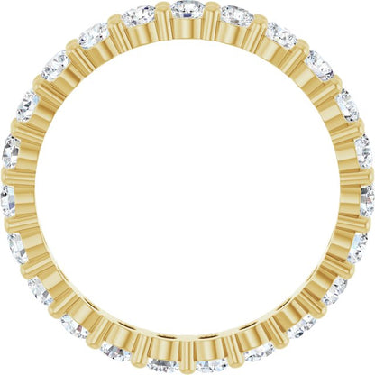 1 3/8 CTW Lab-Grown Diamond Eternity Band, 2.7 mm, Shared-Prong