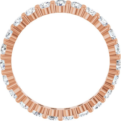 1 3/8 CTW Lab-Grown Diamond Eternity Band, 2.7 mm, Shared-Prong