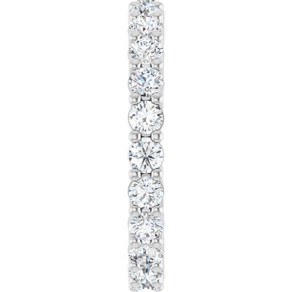 1 3/8 CTW Natural Diamond Eternity Band, 2.7 mm
