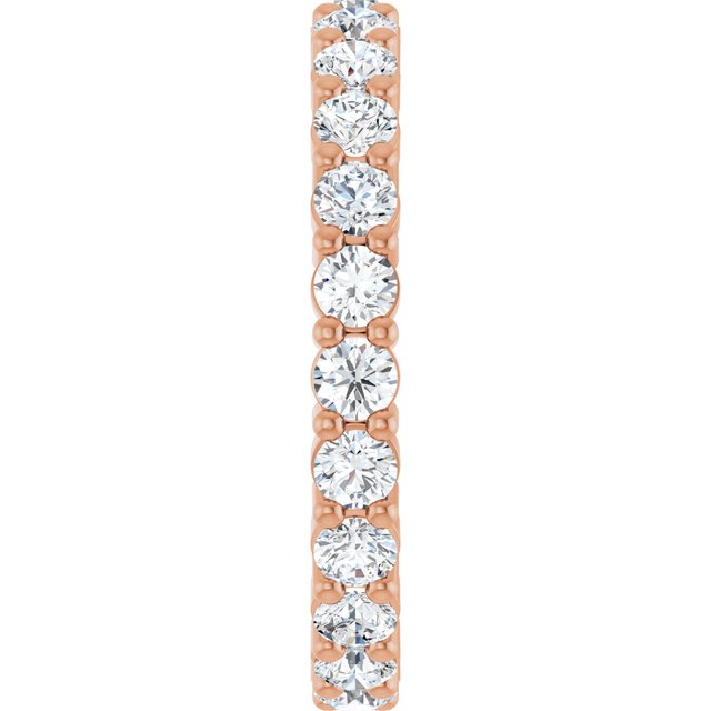 1 3/8 CTW Lab-Grown Diamond Eternity Band, 2.7 mm, Shared-Prong