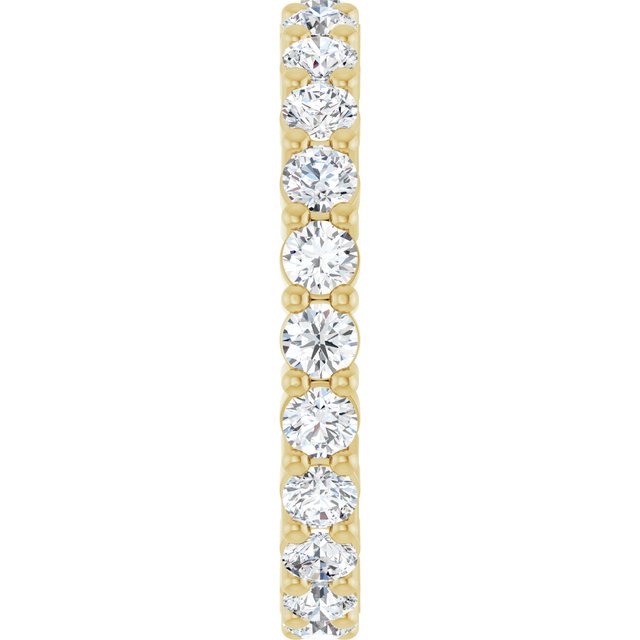 1 3/8 CTW Lab-Grown Diamond Eternity Band, 2.7 mm, Shared-Prong