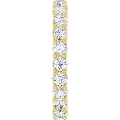 1 3/8 CTW Lab-Grown Diamond Eternity Band, 2.7 mm, Shared-Prong