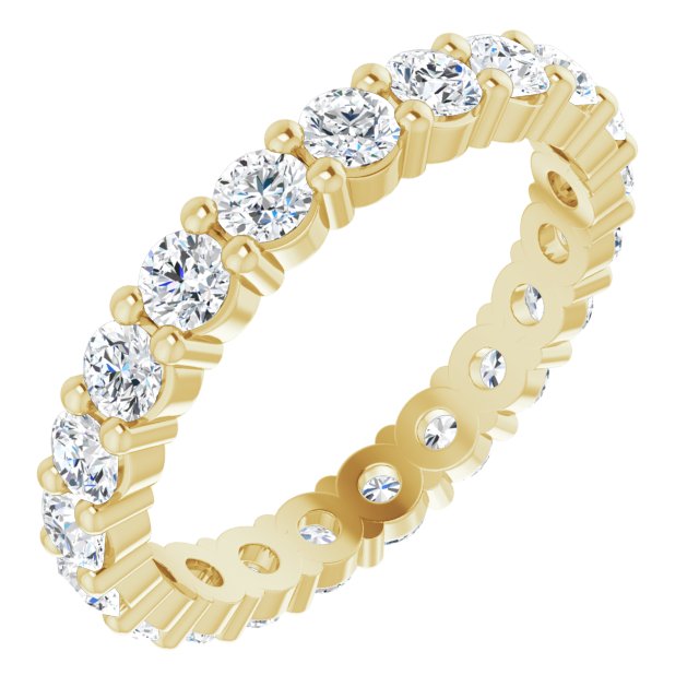 1 1/4 CTW Lab-Grown Diamond Eternity Band, 2.7 mm