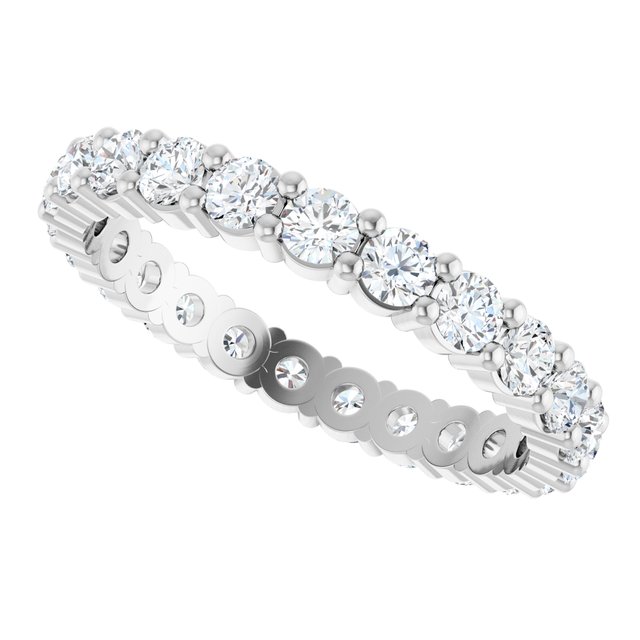 1 3/8 CTW Natural Diamond Eternity Band, 2.7 mm
