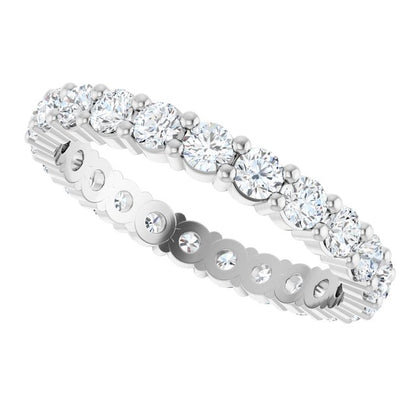 1 3/8 CTW Natural Diamond Eternity Band, 2.7 mm