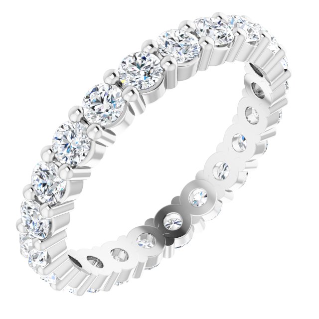 1 1/3 CTW Natural Diamond Eternity Band, 2.7 mm