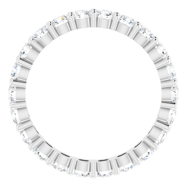 2 1/3 CTW Lab-Grown Diamond Eternity Band, 3.19 mm