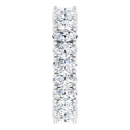 3 9/10 CTW Lab-Grown Diamond Eternity Band, 5.19 mm