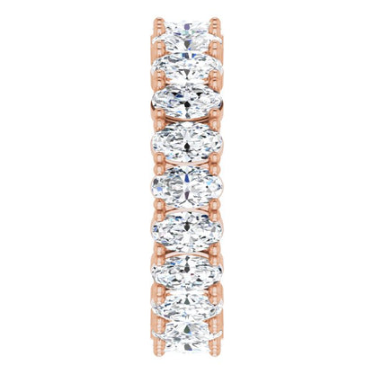 3 9/10 CTW Lab-Grown Diamond Eternity Band, 5.19 mm