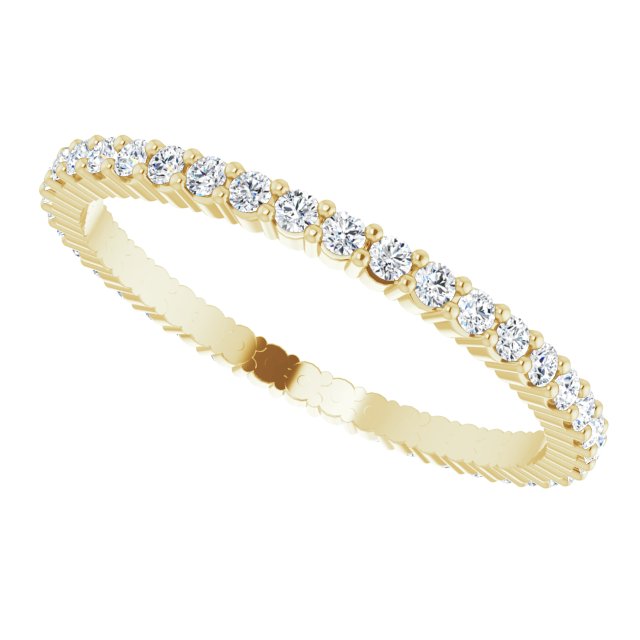 1/2 CTW Lab-Grown Diamond Eternity Band, 1.7 mm