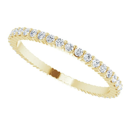 1/2 CTW Lab-Grown Diamond Eternity Band, 1.7 mm