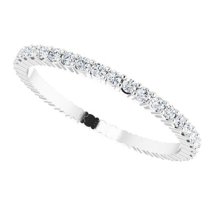 1/2 CTW Lab-Grown Diamond Eternity Band, 1.7 mm