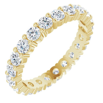 2 1/3 CTW Lab-Grown Diamond Eternity Band, 3.19 mm