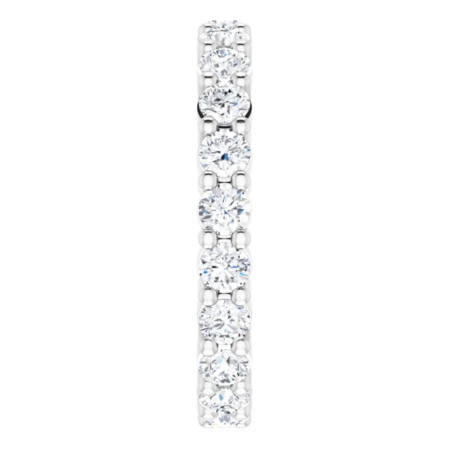 1 1/4 CTW Natural Diamond Eternity Band, 2.7 mm