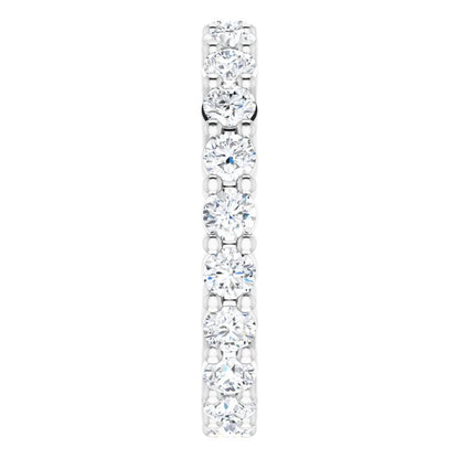 1 1/4 CTW Natural Diamond Eternity Band, 2.7 mm