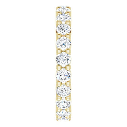 1 1/4 CTW Lab-Grown Diamond Eternity Band, 2.7 mm