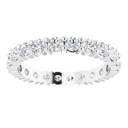 1 1/3 CTW Natural Diamond Eternity Band, 2.7 mm
