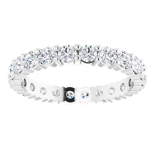 1 1/3 CTW Lab-Grown Diamond Eternity Band, 2.7 mm, Shared-Prong