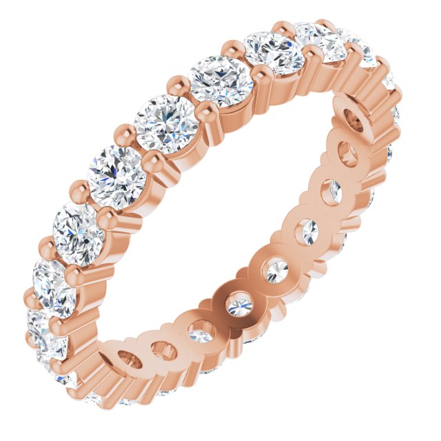 1 1/4 CTW Lab-Grown Diamond Eternity Band, 2.7 mm