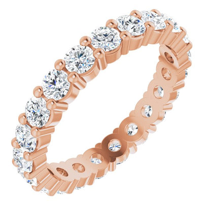 1 1/4 CTW Lab-Grown Diamond Eternity Band, 2.7 mm