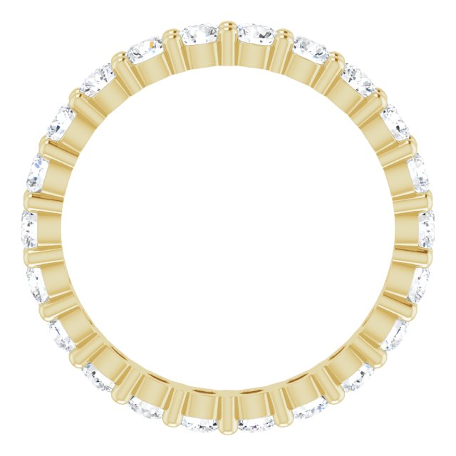 1 1/3 CTW Lab-Grown Diamond Eternity Band, 2.7 mm, Shared-Prong