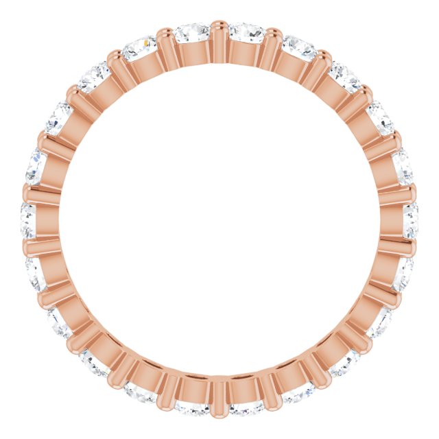 1 1/3 CTW Lab-Grown Diamond Eternity Band, 2.7 mm, Shared-Prong