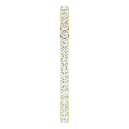 1/2 CTW Lab-Grown Diamond Eternity Band, 1.7 mm