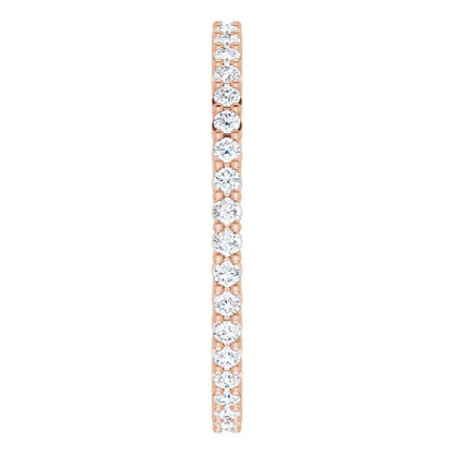 1/2 CTW Lab-Grown Diamond Eternity Band, 1.7 mm