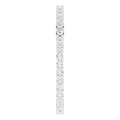 1/2 CTW Lab-Grown Diamond Eternity Band, 1.7 mm
