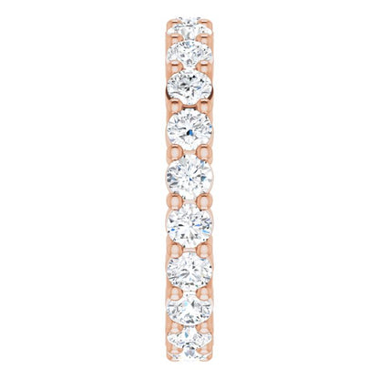 1 1/4 CTW Lab-Grown Diamond Eternity Band, 2.7 mm