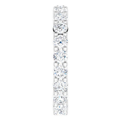1 1/4 CTW Lab-Grown Diamond Eternity Band, 2.7 mm