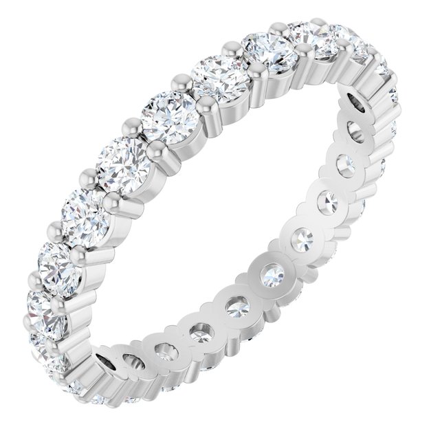 1 3/8 CTW Natural Diamond Eternity Band, 2.7 mm