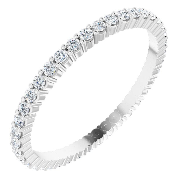 1/2 CTW Lab-Grown Diamond Eternity Band, 1.7 mm