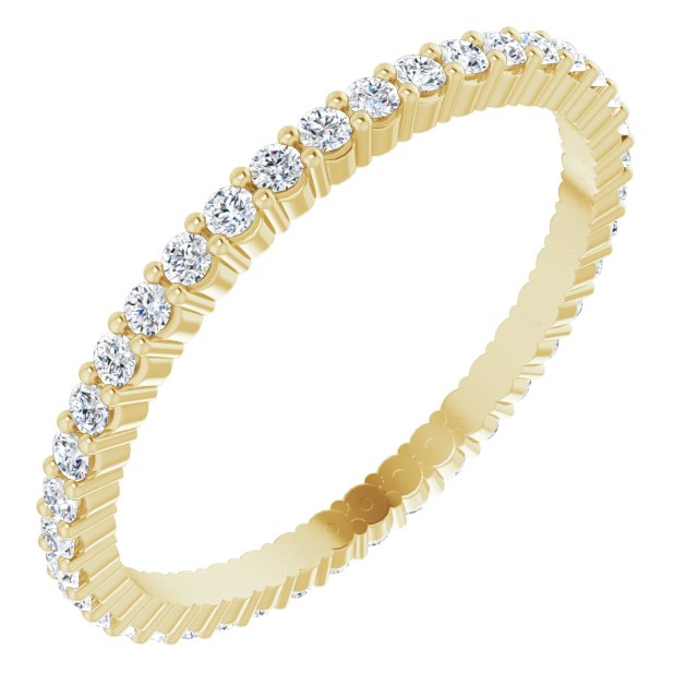 1/2 CTW Lab-Grown Diamond Eternity Band, 1.7 mm