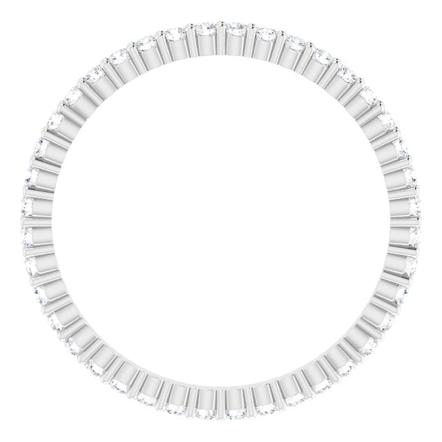 1/2 CTW Lab-Grown Diamond Eternity Band, 1.7 mm