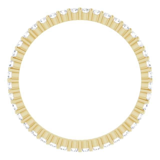 1/2 CTW Lab-Grown Diamond Eternity Band, 1.7 mm