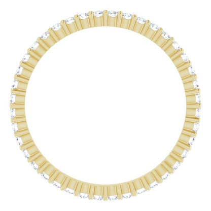 1/2 CTW Lab-Grown Diamond Eternity Band, 1.7 mm
