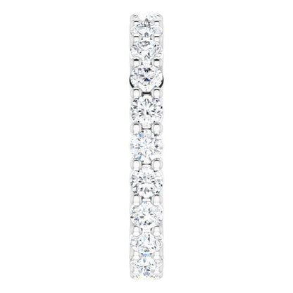 1 1/3 CTW Lab-Grown Diamond Eternity Band, 2.7 mm, Shared-Prong