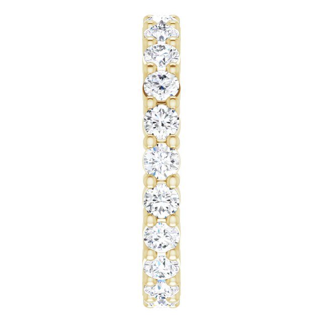 1 1/3 CTW Lab-Grown Diamond Eternity Band, 2.7 mm, Shared-Prong