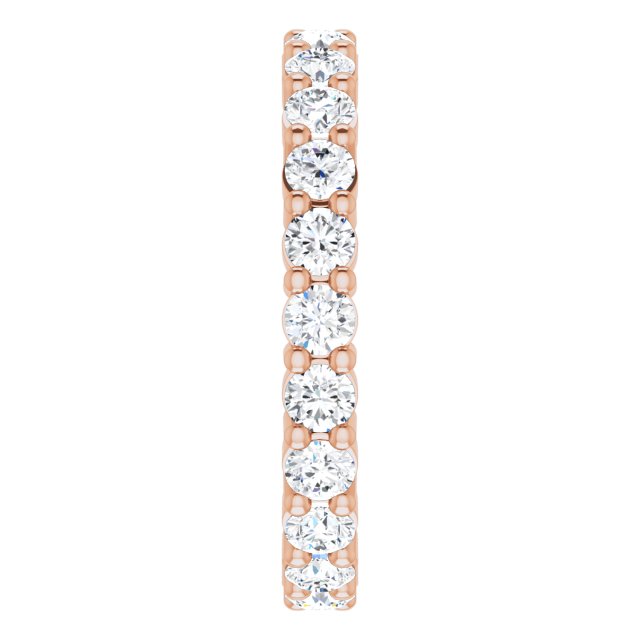 1 1/3 CTW Lab-Grown Diamond Eternity Band, 2.7 mm, Shared-Prong
