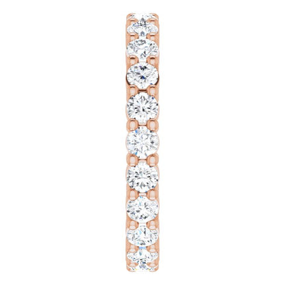1 1/3 CTW Lab-Grown Diamond Eternity Band, 2.7 mm, Shared-Prong