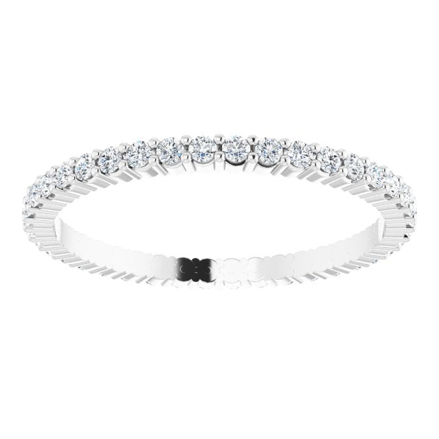 1/2 CTW Lab-Grown Diamond Eternity Band, 1.7 mm