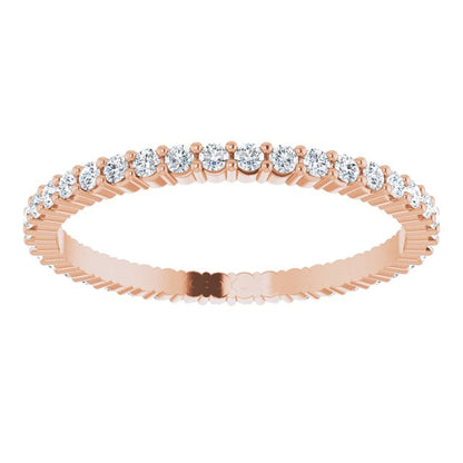 5/8 CTW Lab-Grown Diamond Eternity Band, 1.7 mm