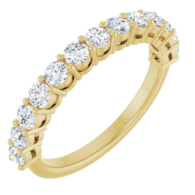 3/4 CTW Natural Diamond Anniversary Band, 2.3 x 22.79 mm